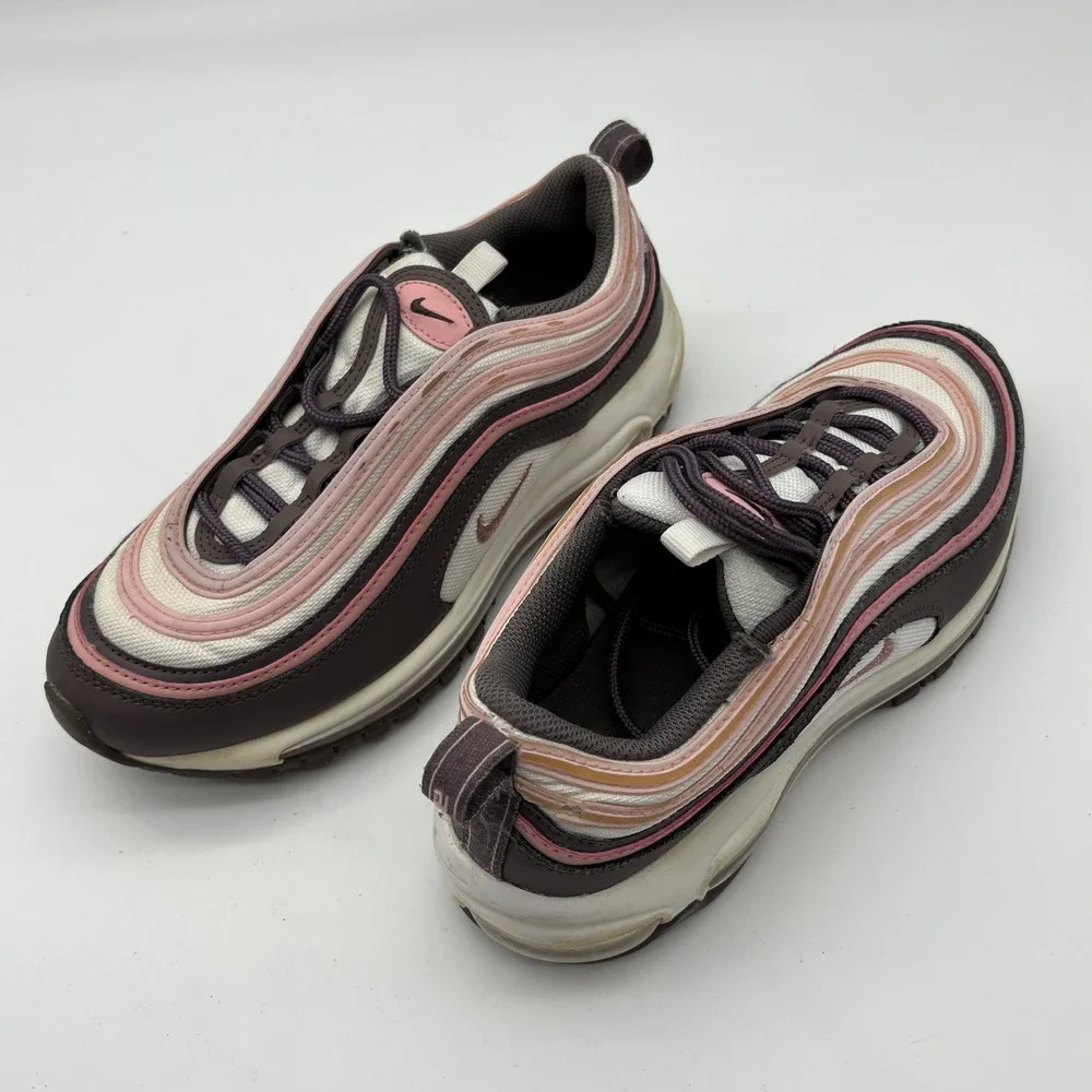 Nike Air Max‎ 97 Womens Brown Pink White Sneakers DQ8996-200 5.5Y